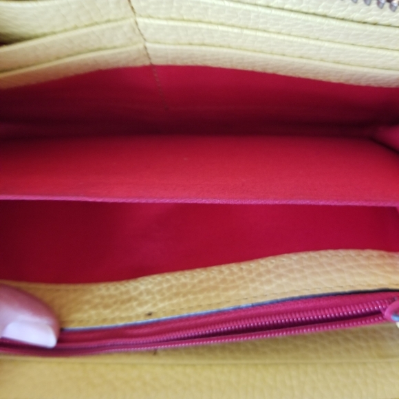 Dooney & Bourke Pebble Grain Leather Large Zip Around Wallet - Picture 7 of 11